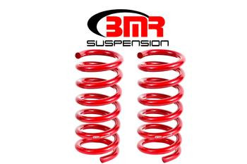 BMR Lowering Springs - Rear - Performance - Red  (2015 - 2026 Mustang GT) SP082R