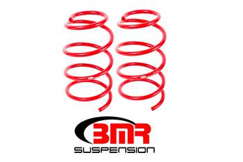 BMR 1.5" Lowering Springs - Front - Drag - Red (2005 - 2014 Mustang GT) SP069R