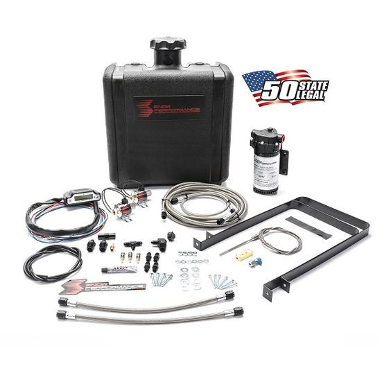 Snow Performance Stage 3 Boost Cooler Water-Methanol Injection Kit Braided Line SNO-50100-BRD
