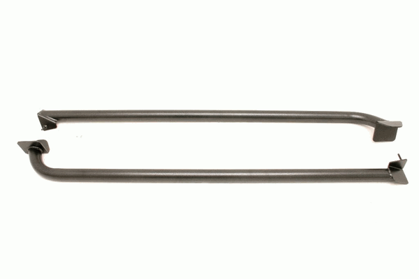 BMR Subframe Connectors - Weld-On - Tubular - Black (2005 - 2014 Mustang / 2007 - 2014 Shelby GT500) SFC012H