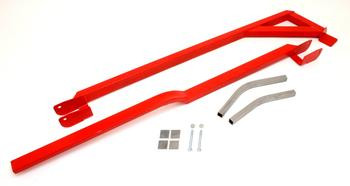 BMR Subframe Connectors - Weld-On - Boxed - Red (1982 - 1992 F-Body) SFC009R