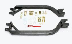 BMR Subframe Connectors - Bolt-On - Black (1967 - 1969 F-Body / 1968 - 1974 X-Body) SFC005H