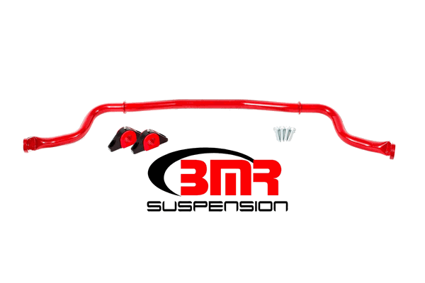 BMR Sway Bar Kit - Front - 35mm - 3-Hole - Adjustable - Red (2015 - 2026 Mustang) SB044R