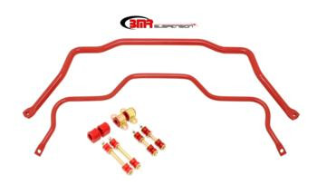 BMR Front & Rear Sway Bar Kit w/Bushings Red (1982-1992 F-Body) SB027R