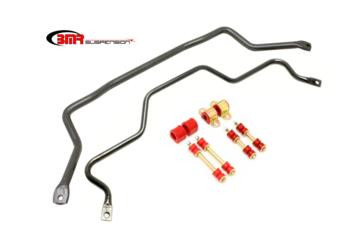 BMR Sway Bar Kit w/Bushings - Front & Rear - Black (1982 - 1992 F-Body) SB027H