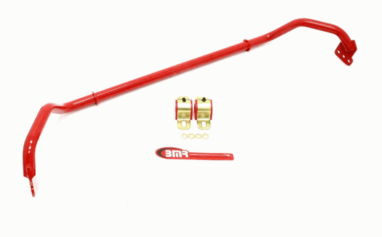 BMR Front Sway Bar Kit w/Bushings Adj Hollow 29mm Red (2010-2012 Camaro) SB016R
