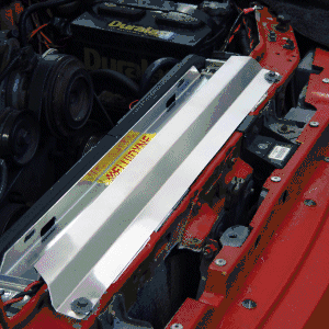 UPR Products Small Radiator Hold Down Polished (79-93 Mustang) 1056-02