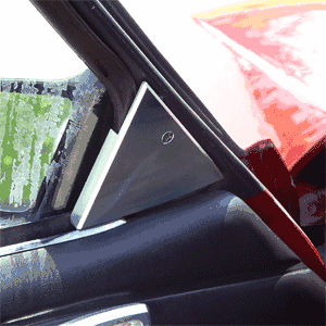 UPR Products Mirror Trim Plate Kit Polished (87-93 Mustang) 1142-02