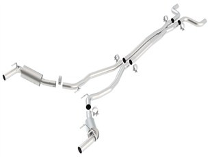 Borla 2.5" Catback Exhaust - S-Type (2010 - 2013 Camaro SS w/Ground FX) 140330