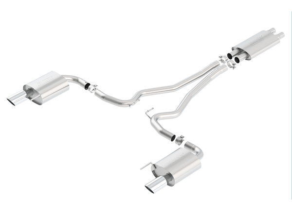 Borla 2.5" Catback Exhaust - Touring (2015 - 2017 Mustang GT) 140589