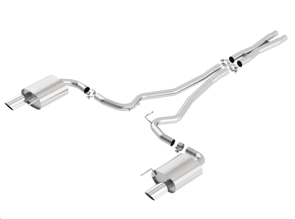 Borla 2.5" Catback Exhaust - S-Type (2015 - 2017 Mustang GT) 140590