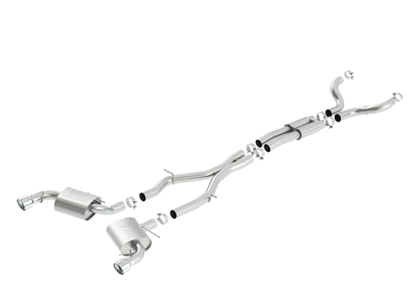 Borla 3" Catback Exhaust - ATAK (2016 - 2024 Camaro SS) 140690