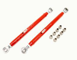 BMR Lower Control Arms - Chrome-Moly - Double Adjustable - Rod Ends - Red (1982 - 2002 F-Body / 1978 - 1987 G-Body) MTCA003R