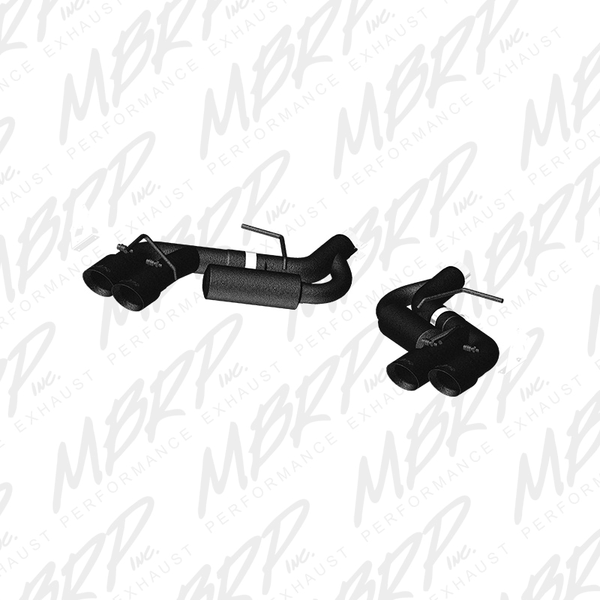 MBRP Black Series Axle-back Exhaust (2016+ Camaro V8 6.2L) S7036BLK