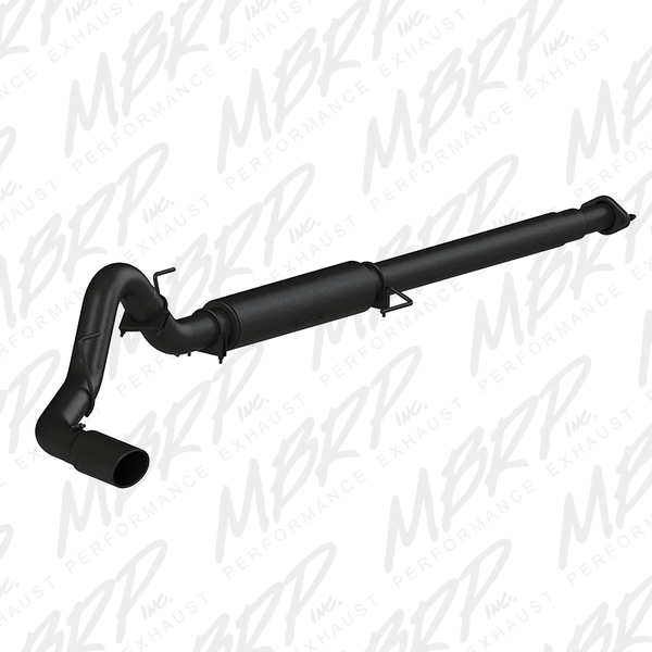 MBRP Black Series 4" Cat Back Exhaust Single Side Exit (2015 - 2020 F-150 EcoBoost) S5259BLK