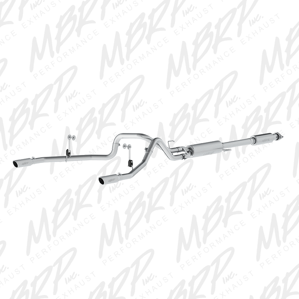 MBRP XP Series 2.5" Cat Back Exhaust T409 Dual Rear Exit (2015 - 2020 F-150 5.0L) S5258409