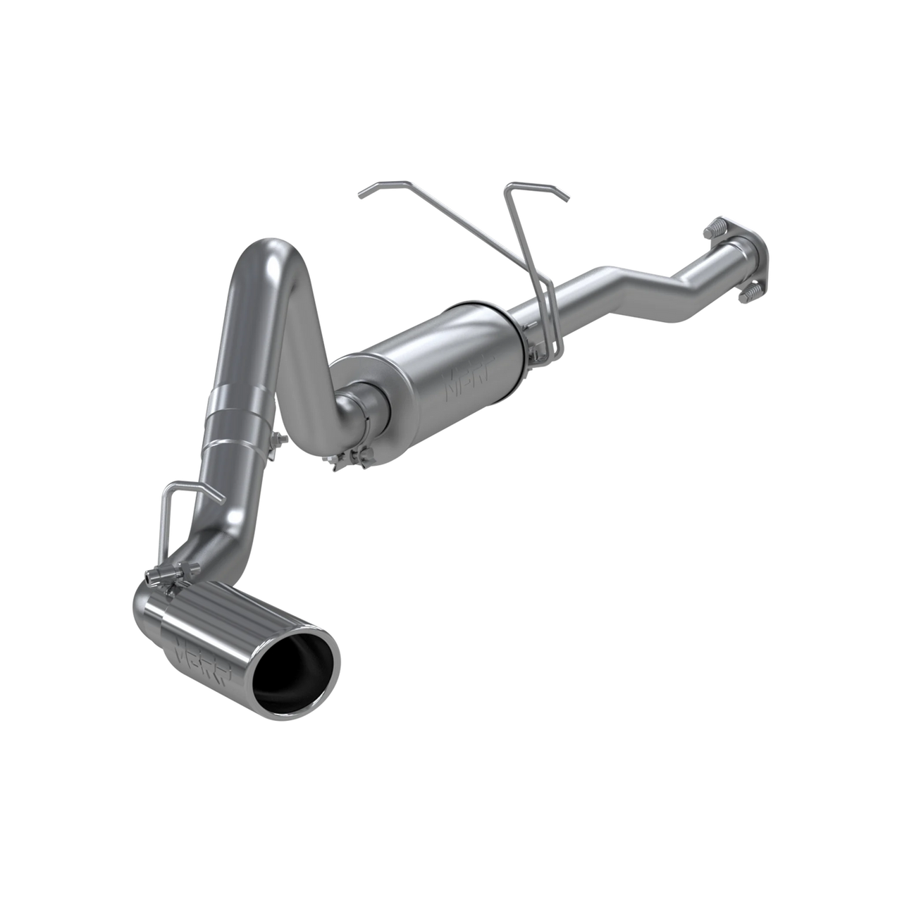 MBRP Armor Plus 2.5" Catback Exhaust Tour Profile Single Side Exit (1998 - 2011 Ranger) S5226409