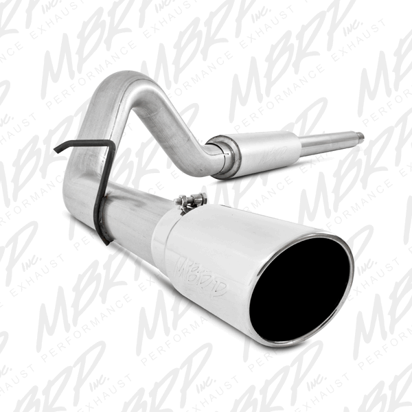 MBRP 99-04 F-250/350 V-10 Installer Series 4" Cat Back Exhaust Aluminized Single Side Exit S5206AL