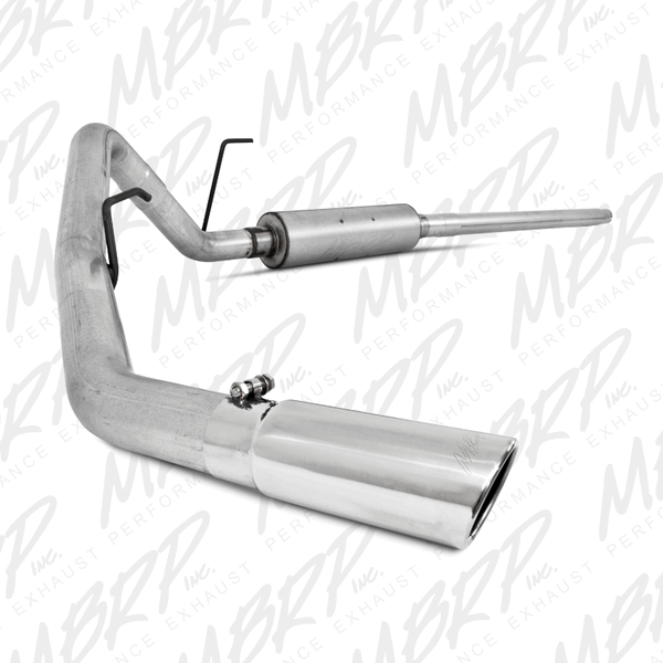 MBRP 04-08 F-150 Installer Series Cat Back Exhaust Aluminized Single Side Exit S5200AL