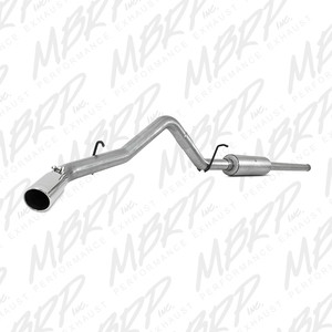 MBRP 3" Cat Back Single Side Exit Aluminized (14-19 Silverado/Sierra 1500) S5080AL