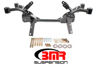 BMR K-Member - LS1 Motor Mounts - Pinto Rack Mounts - Black (1982 - 1992 F-Body) KM008-1H