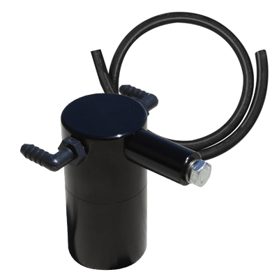 UPR Products Billet Oil Catch Can Black (79-04 Mustang) 5032-010