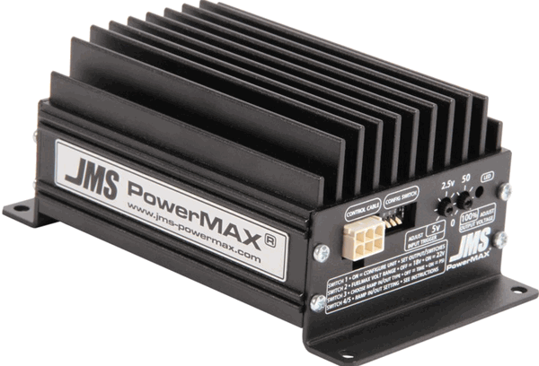 JMS PowerMAX FuelMAX Fuel Pump Voltage Booster V2 Universal Single Output (Activation - MAF/MAP/TPS or Ground) P2000GM