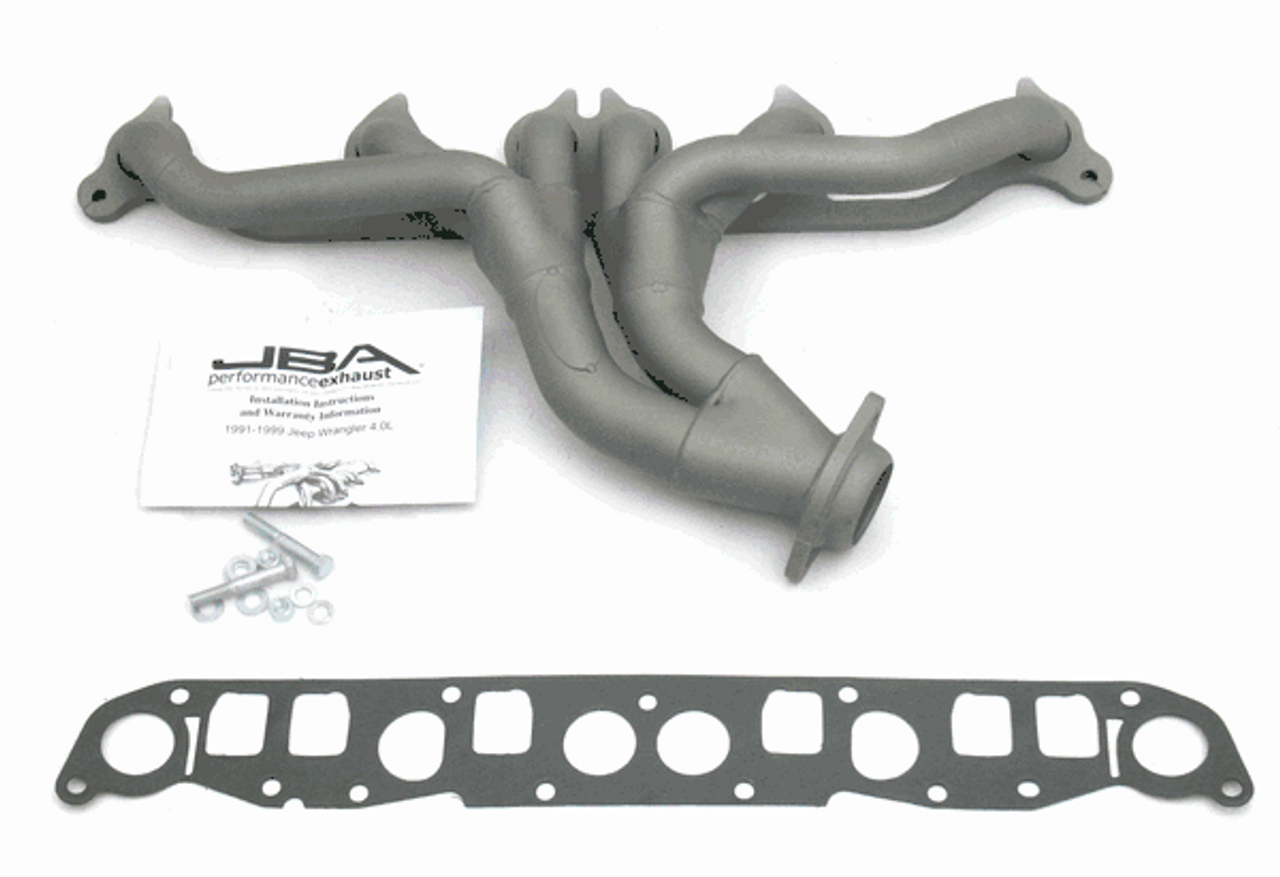 JBA 1-1/2" Shorty Headers Titanium Ceramic (91-99 Wrangler/Cherokee 4.0L) 1526SJT