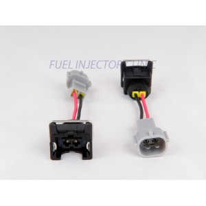 Fuel Injector Clinic PADPJtoD4 set of 4 Jetronic EV1 female to Denso male injector plug adaptors