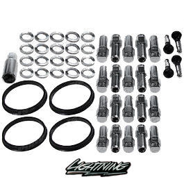 Race Star 14mm x 2.0 Lug Nuts Closed 1" Long 1" Head Qua 20 (Centered Washers) Ford Lightning 601-1410-20