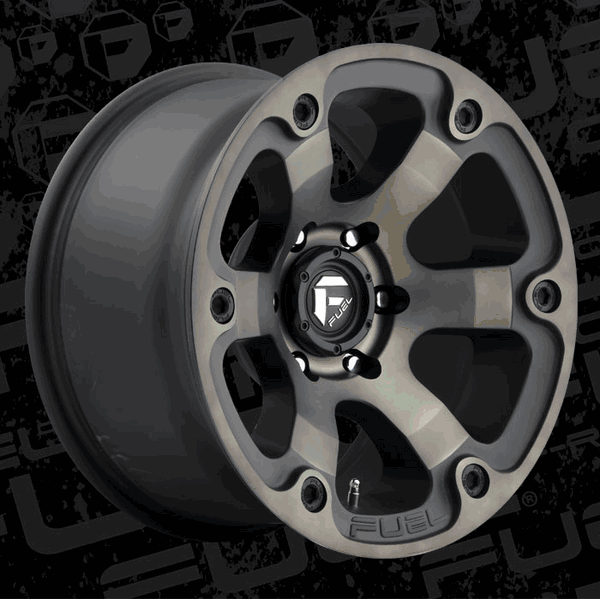 Fuel Off-Road 17x9 Beast Wheel 5x127 BP 1 ET Black & Machined w/Tint D564