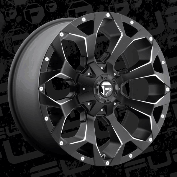 Fuel Off-Road 20x9 Assault Wheel 8x180 BP 1 ET Black D546