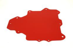 BMR Aluminum A/C Delete Panel - Red (1993 - 2002 F-Body) FP003R