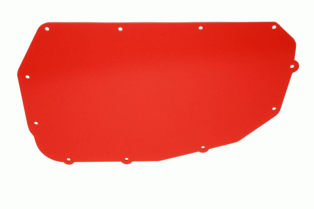BMR Aluminum A/C Delete Panel - Red (1978 - 1987 G-Body) FP001R