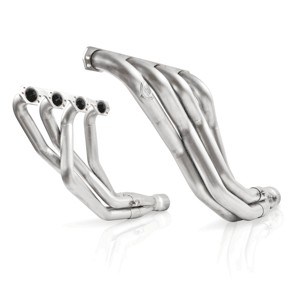 Stainless Works 2" Long Tube Header Header Kit (1979 - 1993 Mustang SB Trick Flow HP) FOXHP2