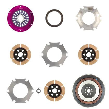 Exedy Hyper Triple Cerametallic Disc Clutch 24 Spline (Subaru) FM023SB