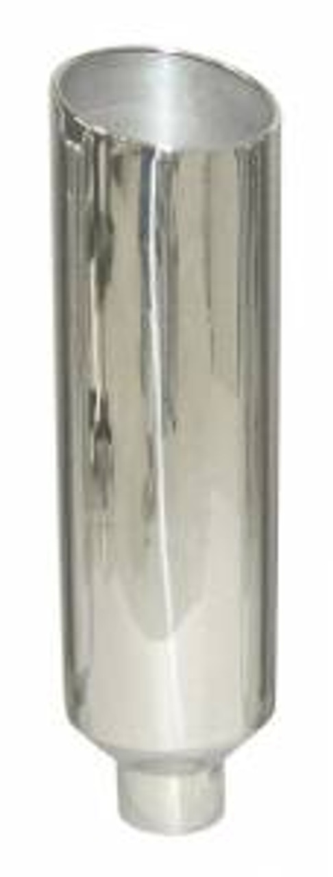 Pypes 5" IN OD x 10" OUT x 36" L Rolled Angle Stack Stainless Universal - EVT510-36