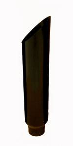 Pypes 5" IN OD x 6" OUT x 36"L Miter Stack Black Universal - EVT506-36ACB