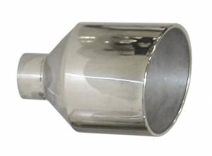 Pypes 4" IN x 10" OUT x 18" L Monster Tip Stainless Universal - EVT410