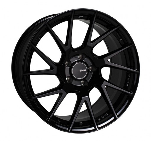 Enkei 18x8 TM-7 Wheel 5x112 BC 45 ET Gloss Black 507-880-4445BK