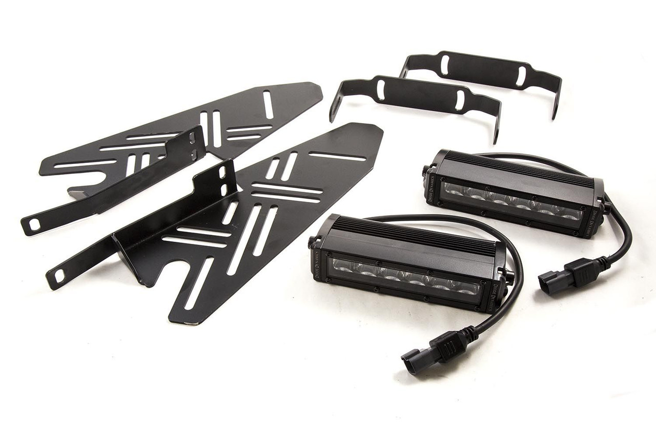 Diode Dynamics Dual 6" LED Lightbar Kit DOT / SAE Driving White (2017 - 2020 Raptor) DD6004