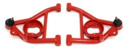BMR A-Arms - Lower - DOM -Non-Adjustable - Polyurethane Bushings - Red (1978 - 1987 G-Body) AA011R
