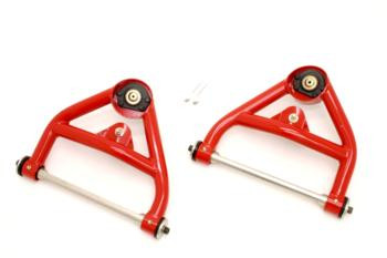 BMR A-Arms - Upper - DOM - Non-Adjustable - Polyurethane Bushings - Red (1970 - 1981 F-Body / 1975 - 1979 X-Body) AA015R