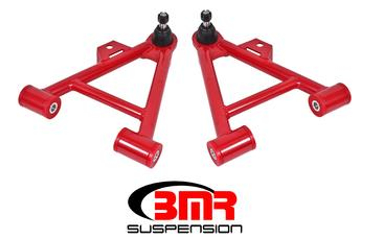 BMR Lower A-Arms Coilover Non-adj Poly Std Ball Joint Red (1994-2004 Mustang) AA041R