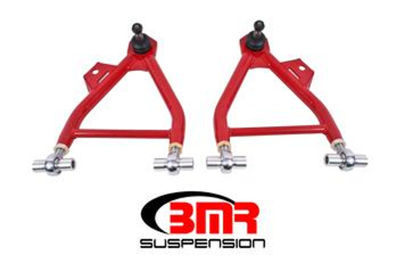BMR Lower A-Arms Coilover Adj Rod End Tall Ball Joint Red (1994-2004 Mustang) AA045R
