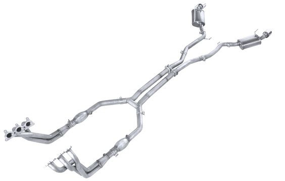 ARH Full Exhaust System 2-1/2" x 2-1/2" Off Road (2012 - 2014 Camaro V6) CAV6-12212212FSNC