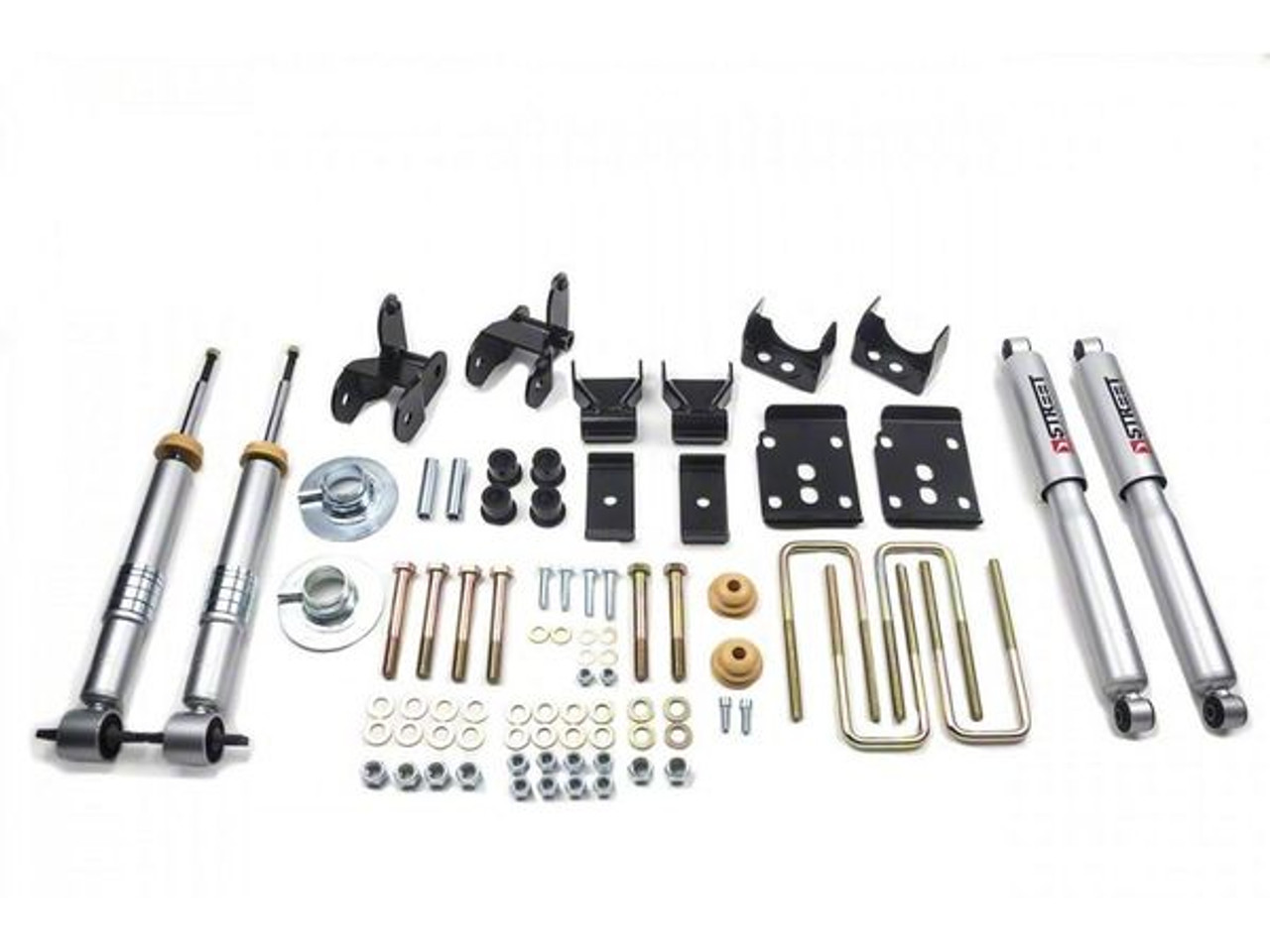 Belltech 0" to -3" F / 4" R Lowering Kit w/ Street Performance Shocks (2015-2020 F150 Short Bed 2WD & 4WD) 1001SP
