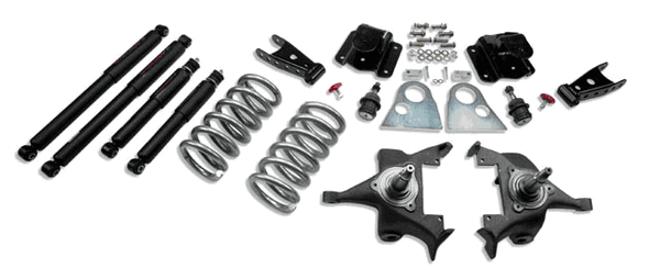 Belltech 3" F/4" R Drop Lowering Kit w/Nitro Drop II Shocks (94-99 Ram Standard Cab 1500) 815ND