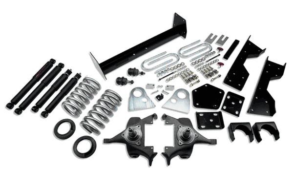 Belltech 4" or 5" F/6" R Drop Lowering Kit w/Nitro Drop II Shocks (94-99 Ram Standard Cab 1500) 816ND
