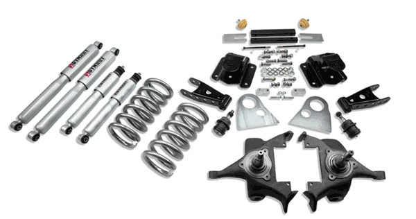 Belltech 3" F/4" R Drop Lowering Kit w/Street Performance Shocks (94-99 Ram Extended Cab 1500) 820SP